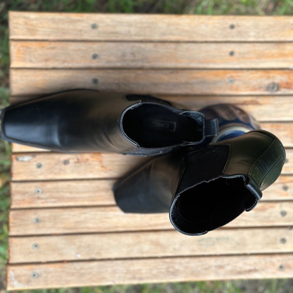 SQUARE-TOE ANKLE BOOTS - Picture 4 of 4